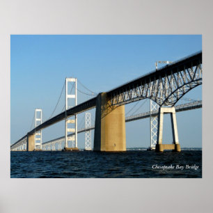 Affiche Pont de la baie de Chesapeake - IMPRIMER