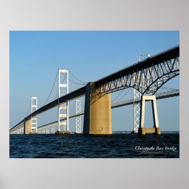 Affiche Pont de la baie de Chesapeake - IMPRIMER (Devant)