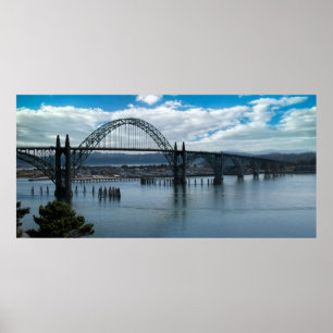 Affiche Pont de la baie de Yaquina - Newport Oregon