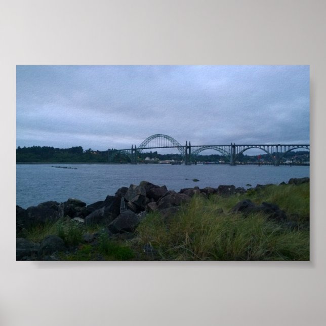 Affiche Pont de la Baie de Yaquina, Newport, Oregon (Devant)