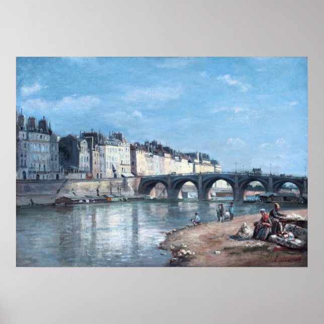 Affiche Pont de la Tournelle à Paris par Stanislas Lépine (Devant)