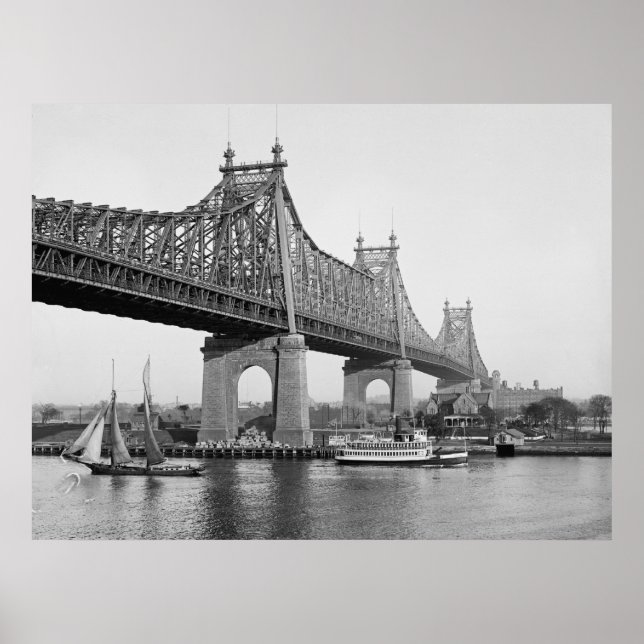 Affiche Pont de l'île de Blackwell (Devant)