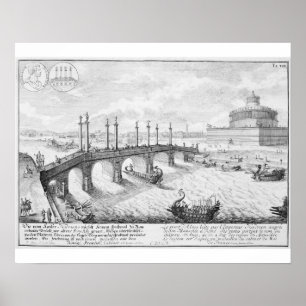 Affiche Pont de mausolée d'Aelius et de Hadrian (Castel S