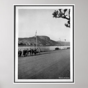 Affiche Pont de Remagen bridge Erpel - pre-war Germany