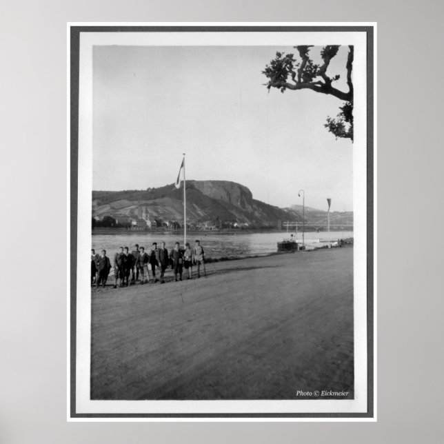 Affiche Pont de Remagen bridge Erpel - pre-war Germany (Devant)