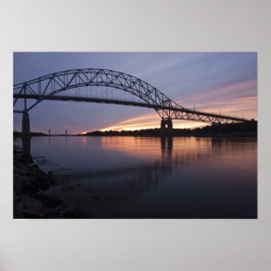 Affiche Pont de Sagamore sur le canal de Cape Cod,