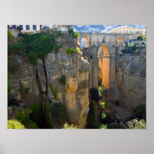 Affiche Pont de Tours - Ronda - La Véritable Espagne