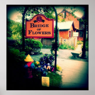 Affiche Pont des fleurs