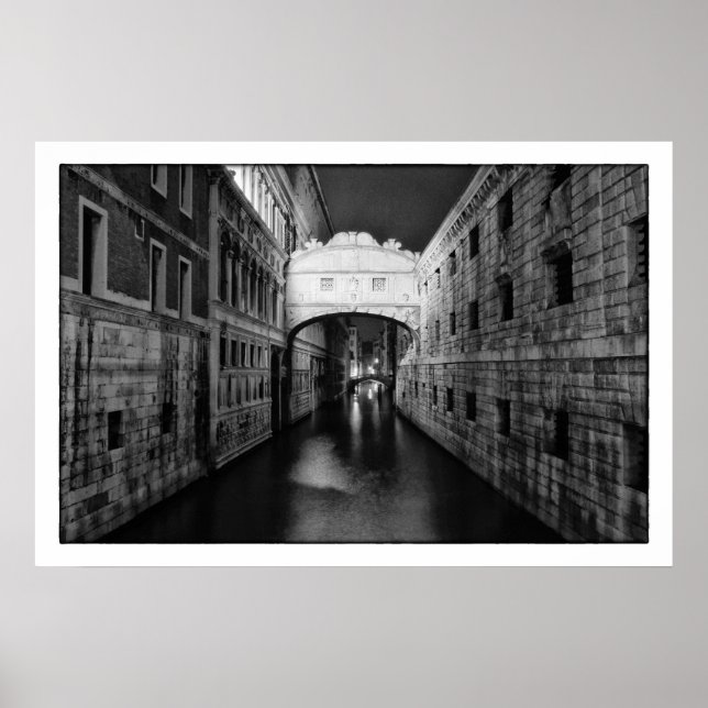 Affiche Pont des Soupirs - Venise /Italie (Devant)