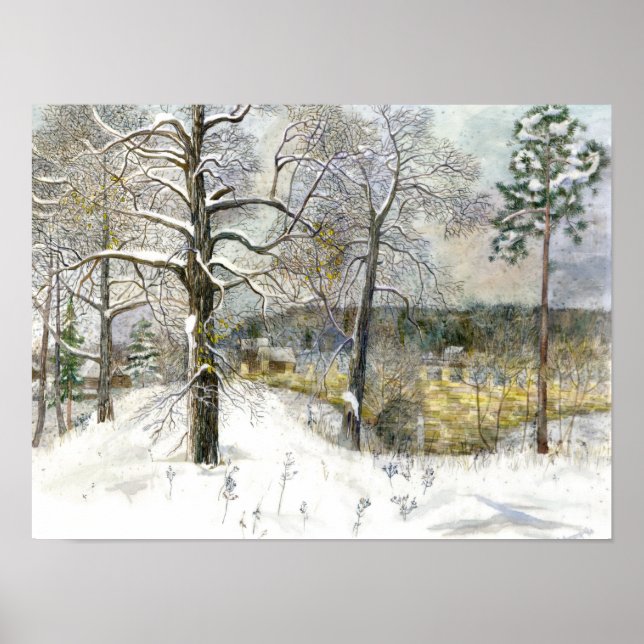 Affiche pont d'hiver (Devant)