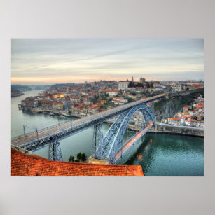 Affiche Pont Don Luis I, Porto