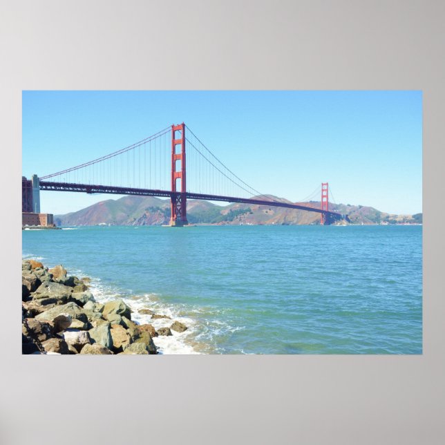 Affiche Pont du Golden Gate de San Francisco (Devant)
