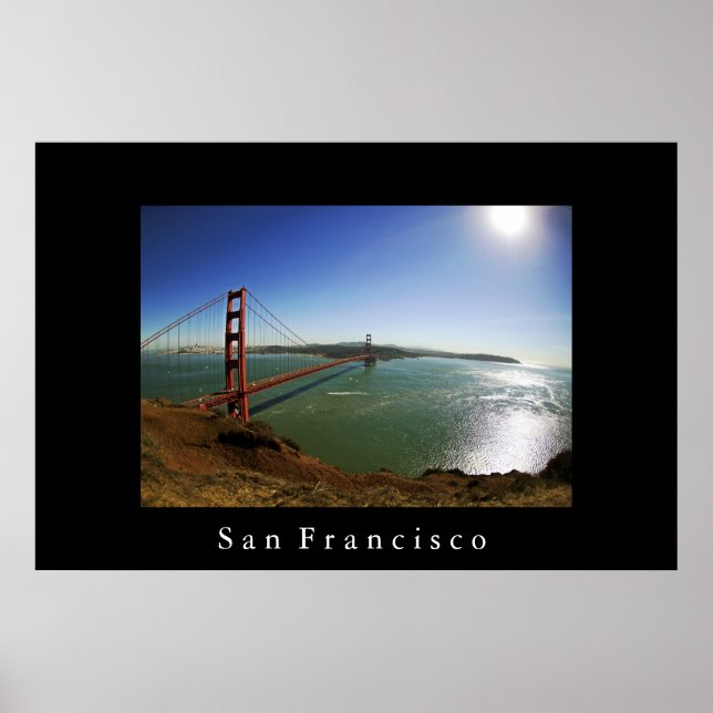 Affiche Pont du Golden Gate de San Francisco (Devant)