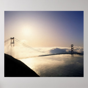 Affiche Pont du Golden Gate, San Francisco, Californie, 2