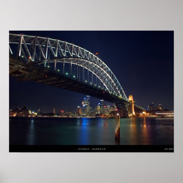 Affiche Pont du port de Sydney (Devant)