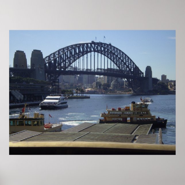 Affiche Pont du port de Sydney (Devant)