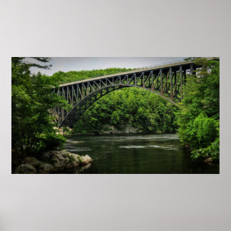 Affiche Pont élevé au-dessus de l'eau