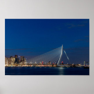Affiche Pont Erasmus à Rotterdam