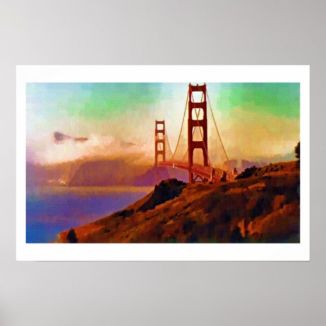 Affiche Pont Golden Gate (Devant)