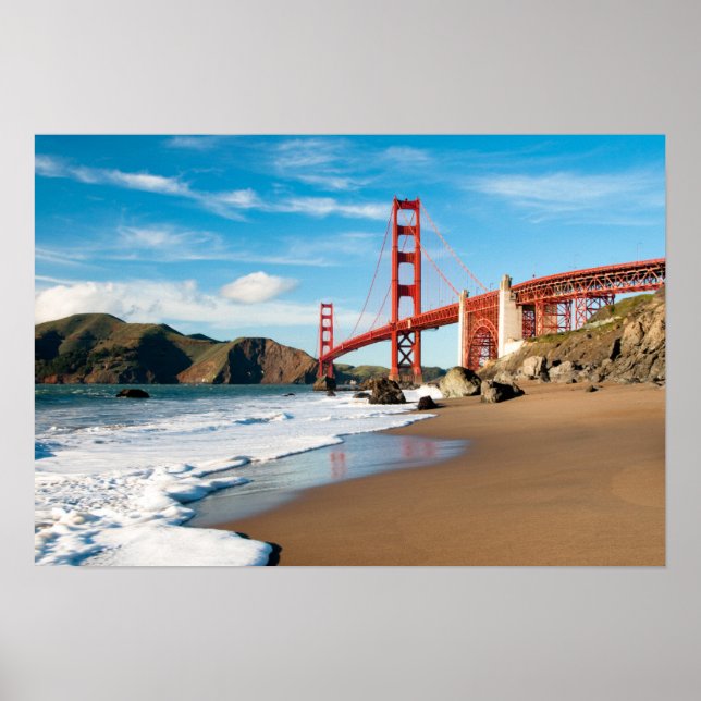 Affiche Pont Golden Gate | San Francisco (Devant)