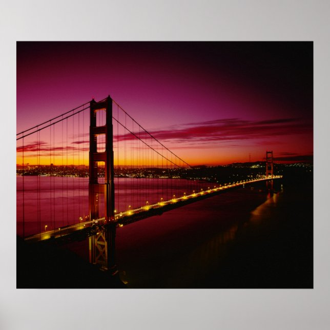 Affiche Pont Golden Gate, San Francisco, Californie, 5 (Devant)