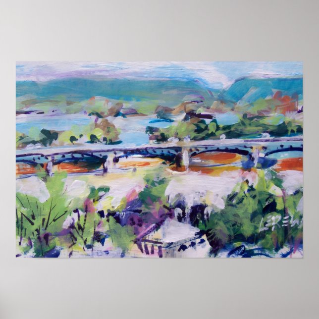 Affiche Pont Harvey Taylor / Artiste Larry Lerew (Devant)
