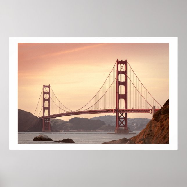 Affiche Pont Icone Golden Gate San Francisco Californie (Devant)