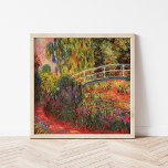 Affiche Pont japonais | CLAUDE MONET<br><div class="desc">Japanese Bridge, également connu sous le nom d'Etang Water-Lily (1900), d'une série de peintures à l'huile de l'impressionniste français Claude Monet. La série Water Lilies de Monet décrit le jardin fleuri de sa maison, et a été l'objet principal de son travail pendant les dernières 30 années de sa vie. Utilisez...</div>