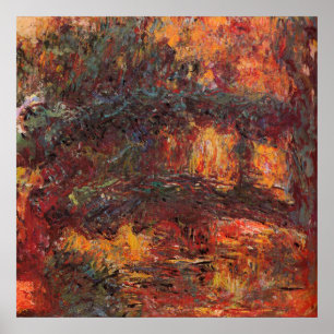 Affiche Pont japonais - Claude Monet - c1920