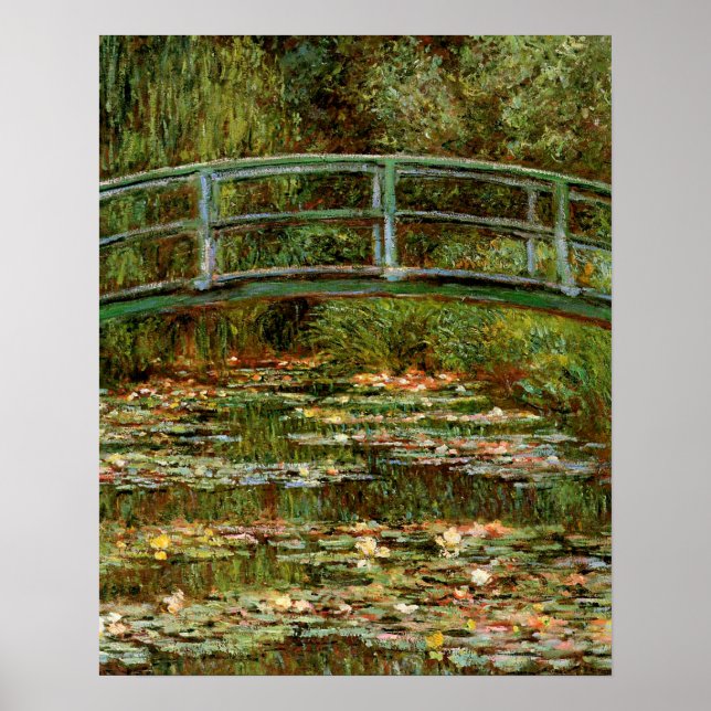 Affiche Pont Japonais de Monet Art Français (Devant)