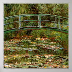 Affiche Pont Japonais de Monet Art Français