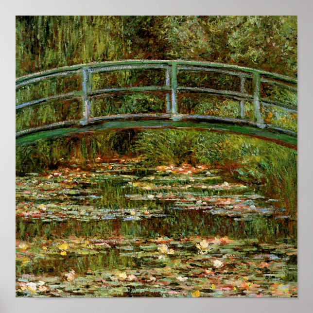Affiche Pont Japonais de Monet Art Français (Devant)