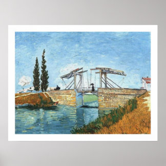Affiche Pont Langlois à Arles par Vincent van Gogh
