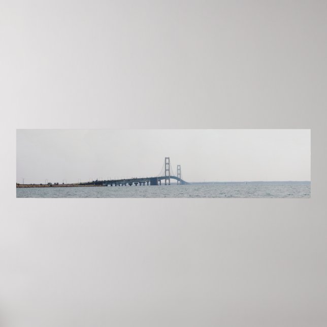 Affiche Pont Mackinac, Michigan (Devant)