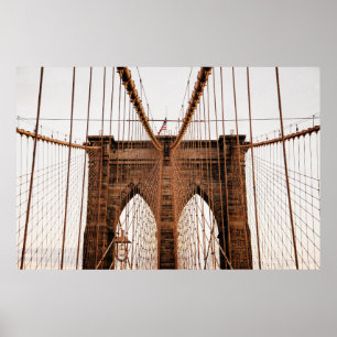 AFFICHE PONT MANHATTAN NEW YORK