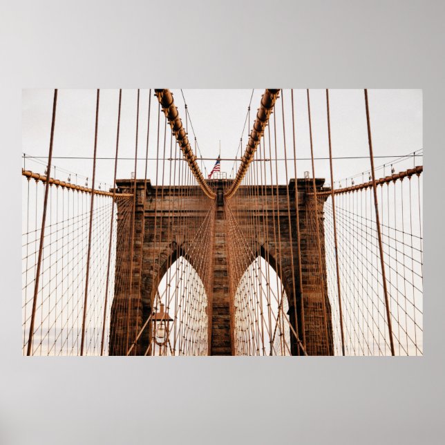 AFFICHE PONT MANHATTAN NEW YORK (Devant)