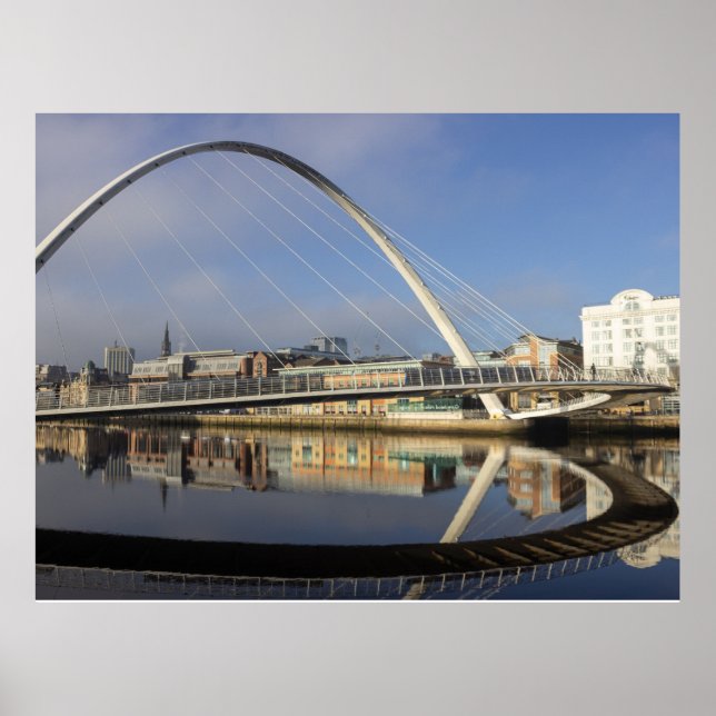 Affiche Pont Millennium, Gateshead, Royaume-Uni (Devant)