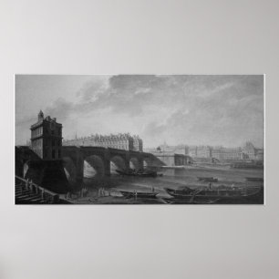Affiche Pont Neuf – Paris – Nicolas-Jean-Baptiste Raguenet
