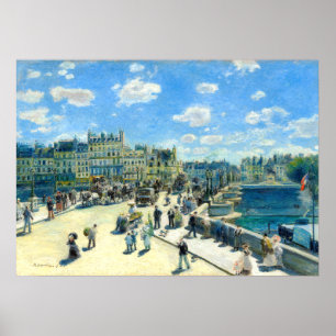 Affiche Pont Neuf, Paris - Pierre-Auguste Renoir
