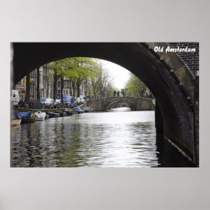 Affiche Pont Old Amsterdam