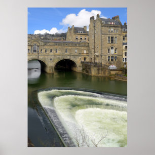 Affiche Pont Pulteney, Bath.