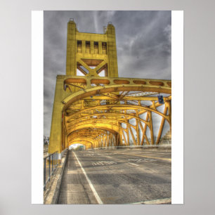 Affiche Pont Tour de Sacramento