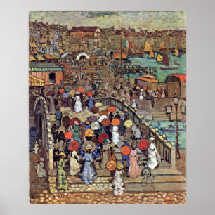 Affiche Ponte della Paglia, Venise par Maurice Prendergast
