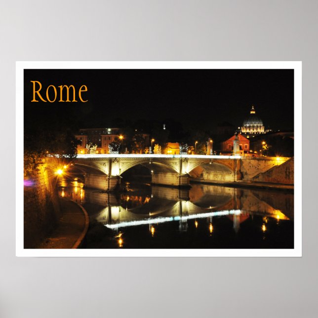 Affiche Ponte Vittorio Emanuele II Bridge, Vatican City (Devant)