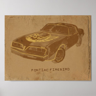 Affiche Pontiac vintage