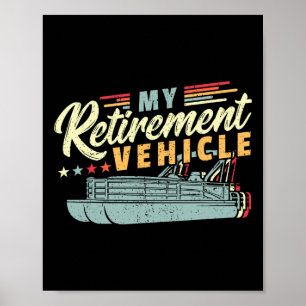 Affiche Ponton de retraite Bateau Capitaine I Ponton Vieux