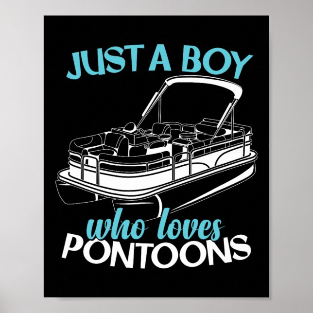 Affiche Pontoon Pontooning Enfants de plaisance (Devant)