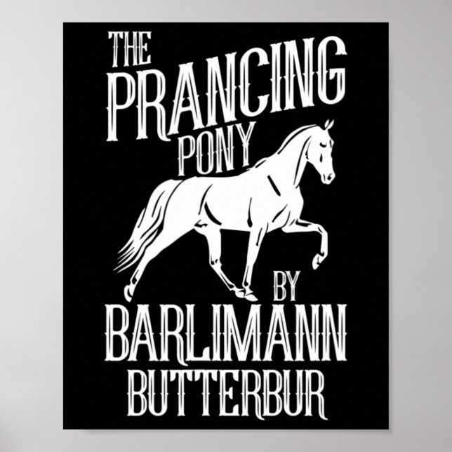 Affiche Pony Horse Équitation (Devant)