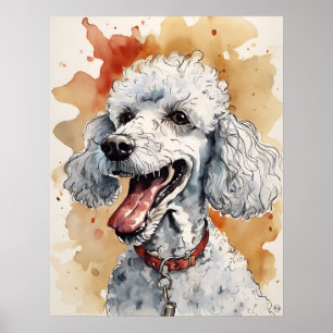 Affiche Poodle - Pog Art Imprimer