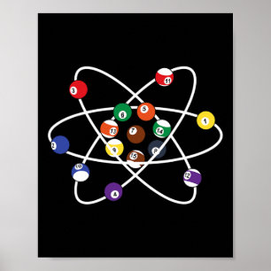 Affiche Pool Billard Atoms Fundy Pool Billard
